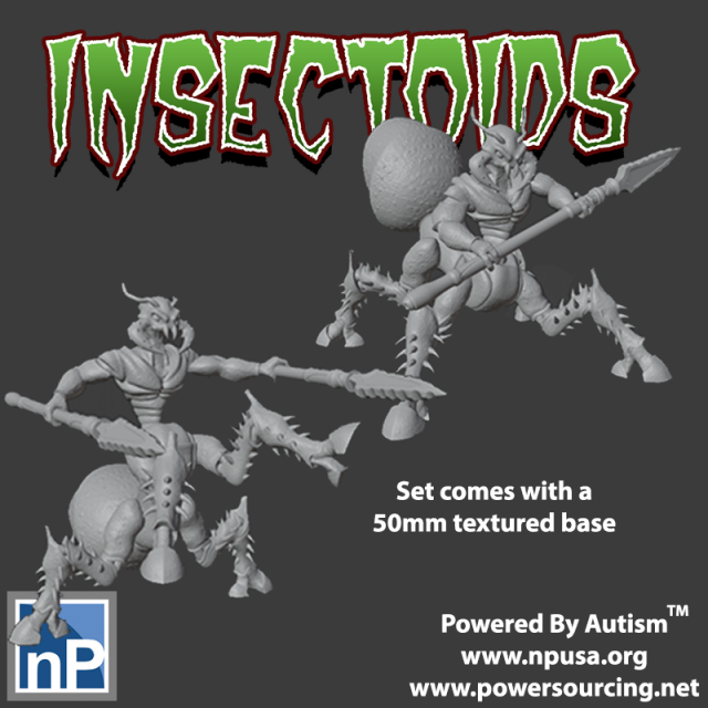 Insectoid Warriors 3D Model .c4d .max .obj .3ds .fbx .stl .blend 