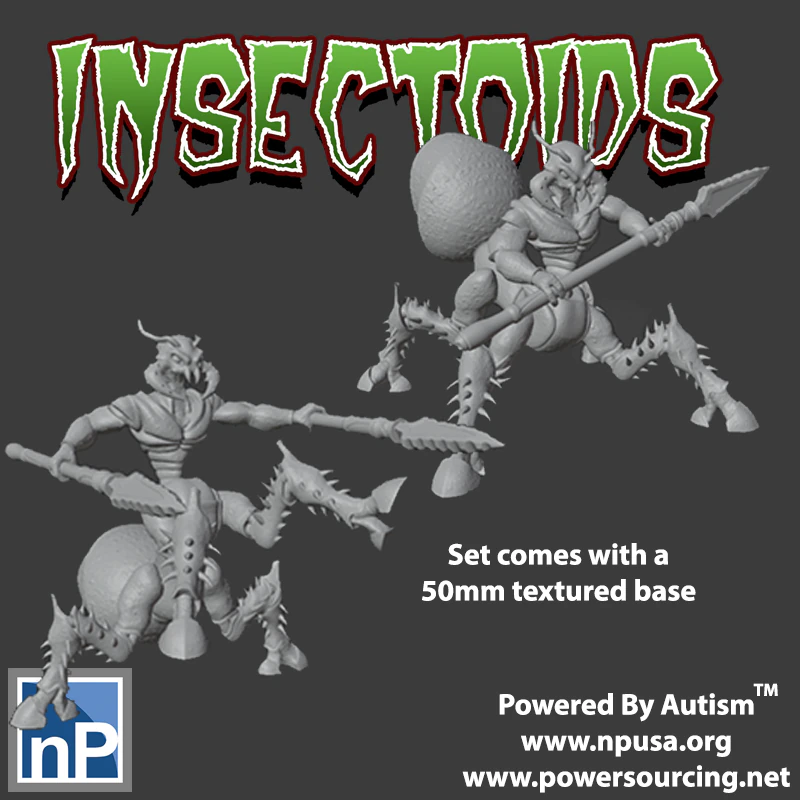 Insectoid Warriors 3D Model .c4d .max .obj .3ds .fbx .stl .blend 