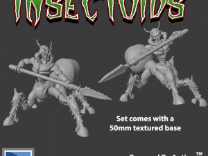 Insectoid Warriors 3D Model
