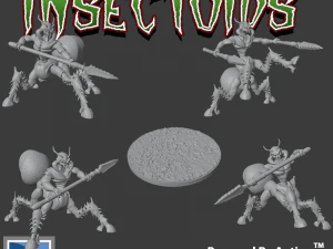 Insectoid Warriors 3D Model