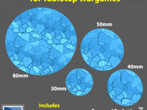 Базы для военных игр &mdash; разбитый бетон 3D Принт Модель