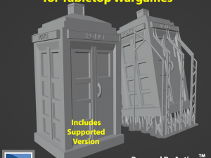 Modern Marvels - November 2023 Police Call Box 3D Print Model