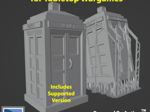 मॉडर्न मार्वल्स - नवंबर 2023 पुलिस कॉल बॉक्स 3D प्रिंट मॉडल