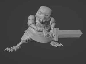 Fantasy Duck-Men Warriors 3D Print Model