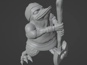 Fantasy Duck-Men Warriors 3D Print Model