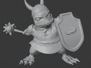 Fantasy Duck-Men Warriors 3D Print Model