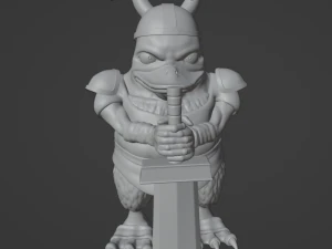 Fantasy Duck-Men Warriors 3D Print Model