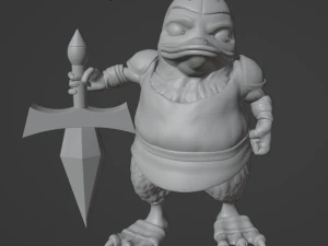 Fantasy Duck-Men Warriors 3D Print Model