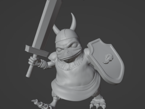 Fantasy Duck-Men Warriors 3D 프린트 모델