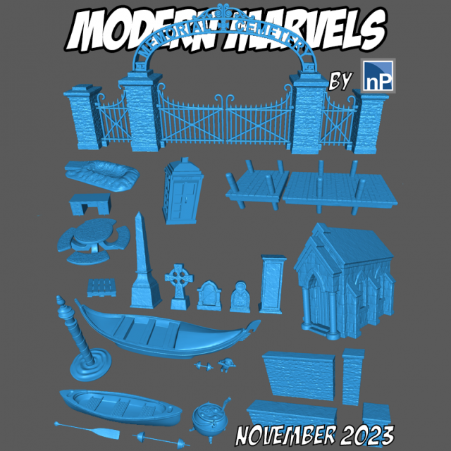 Modern Marvels - November 2023 Full Release 3D 프린트 모델 .c4d .max .obj .3ds .fbx .stl .blend 