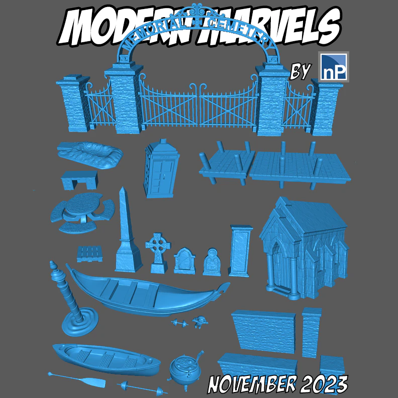 Modern Marvels - November 2023 Full Release 3D Print Model .c4d .max .obj .3ds .fbx .stl .blend 