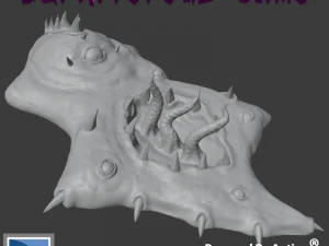 Melma gigante carnivora 01 Modello di stampa 3D