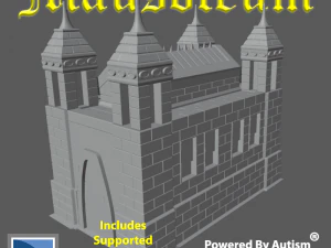 Современные чудеса - Мавзолей 3D Принт Модель