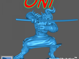Oni Warrior 3D प्रिंट मॉडल