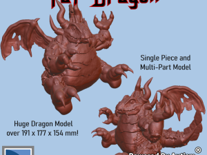Giant Fat Dragon 3D Print Model