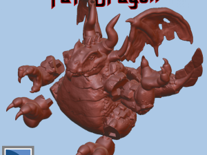 Giant Fat Dragon 3D Print Model