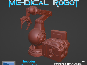 Modern Marvels - Cyberpunk-SciFi Medical Robot 3D प्रिंट मॉडल