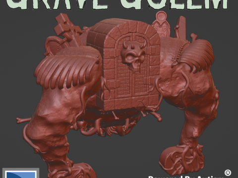 Grave Golem 3D प्रिंट मॉडल