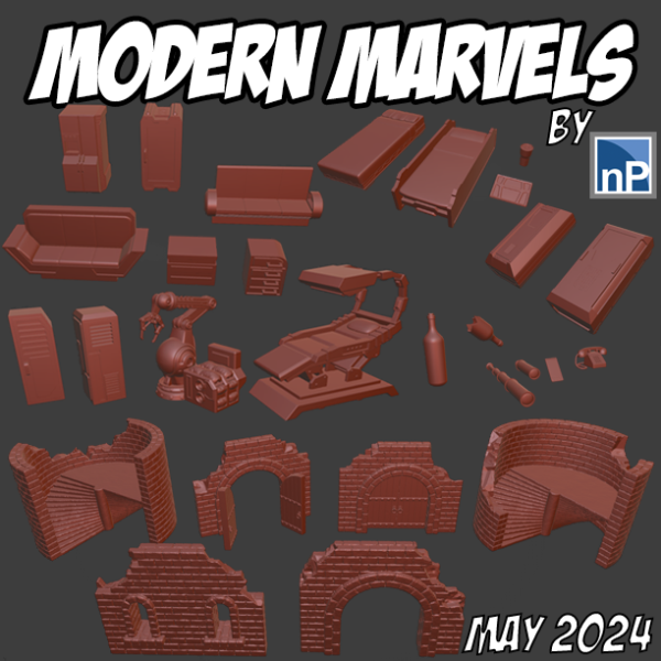 Modern Marvels - May 2024 Full Release 3D 打印模型 .c4d .max .obj .3ds .fbx .stl .blend 