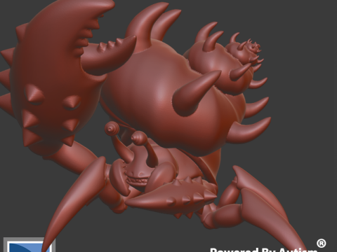 Giant Hermit Crab 3D 打印模型