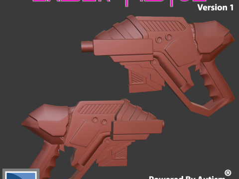 Cosplay Laser Pistol 3D प्रिंट मॉडल
