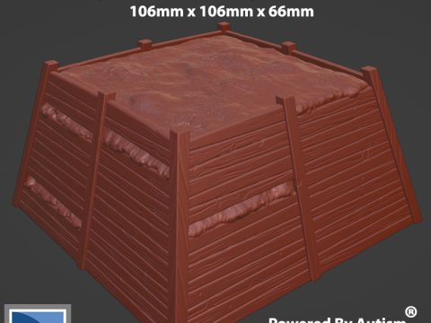 Trench Section 3D Принт Модель