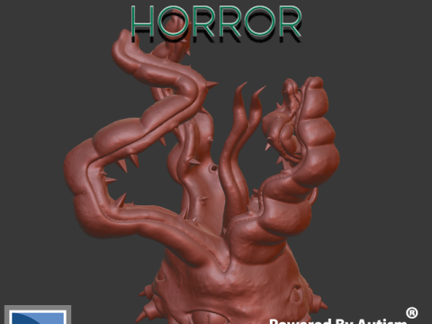Lesser Lovecraftian Horror 3D Принт Модель