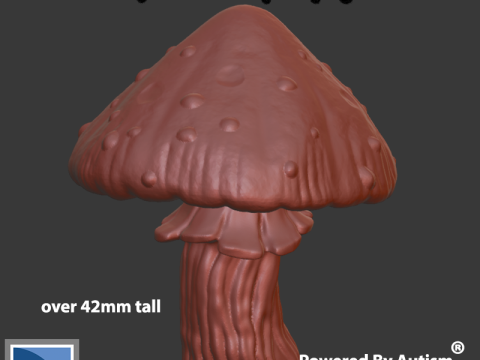 Giant Mushroom 3D Print Model