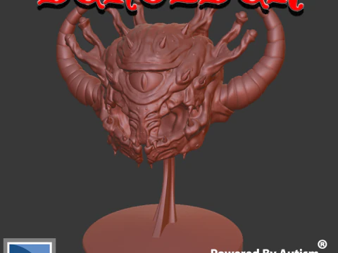 眼兽 - 旁观者 3D 打印模型