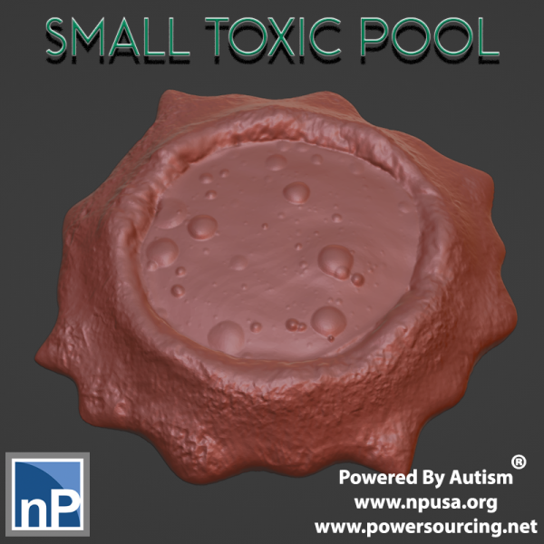 Toxic Pool Model Cetak 3D .c4d .max .obj .3ds .fbx .stl .blend