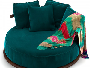 icaro round sofa Modèle 3D