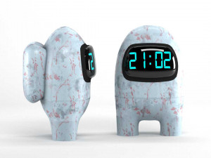 among-us clock Modèle 3D