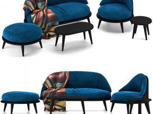 sof&aacute;-01 Modelo 3D