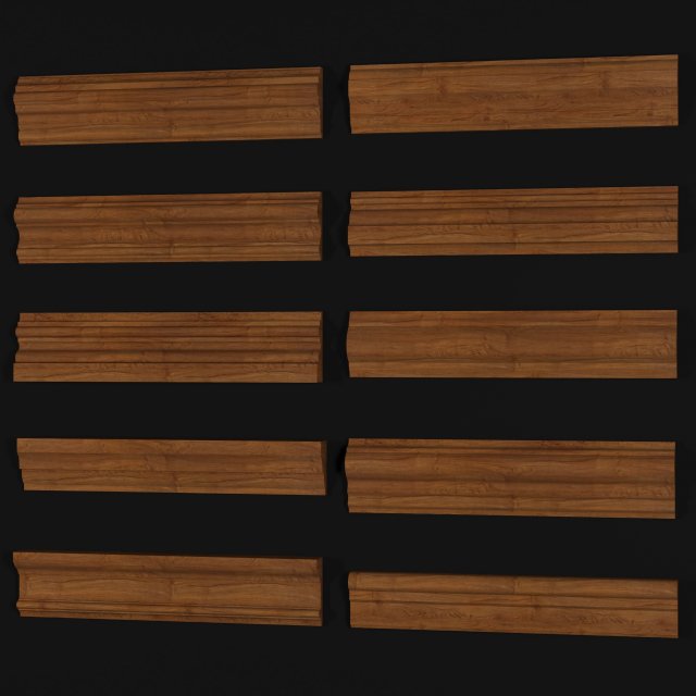 cornice 3D 模型 .c4d .max .obj .3ds .fbx .stl .blend 