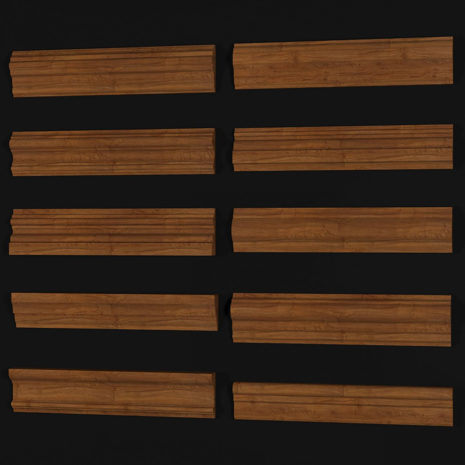 cornice 3D Model .c4d .max .obj .3ds .fbx .stl .blend 