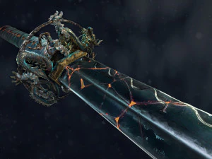 katana naga Model 3D