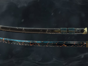 dragon katana 3D Model