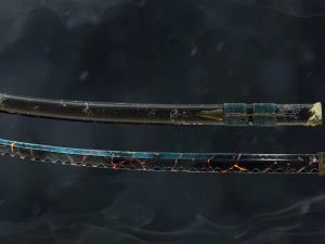 dragon katana 3D Model