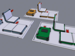 hallowen magical book low-poly 3D Model