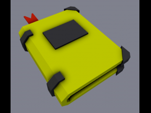 hallowen magical book low-poly 3D 模型
