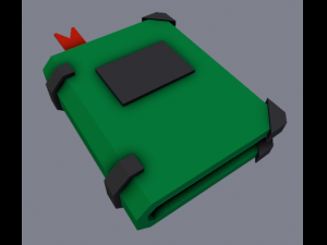 hallowen magical book low-poly 3D 模型