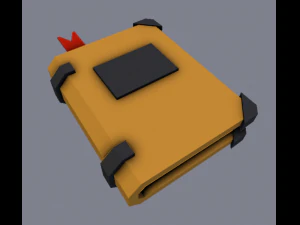 hallowen magical book low-poly 3D Model