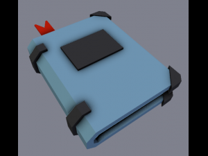 hallowen magical book low-poly 3D 模型