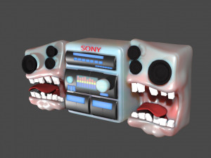 boombox 3D Model