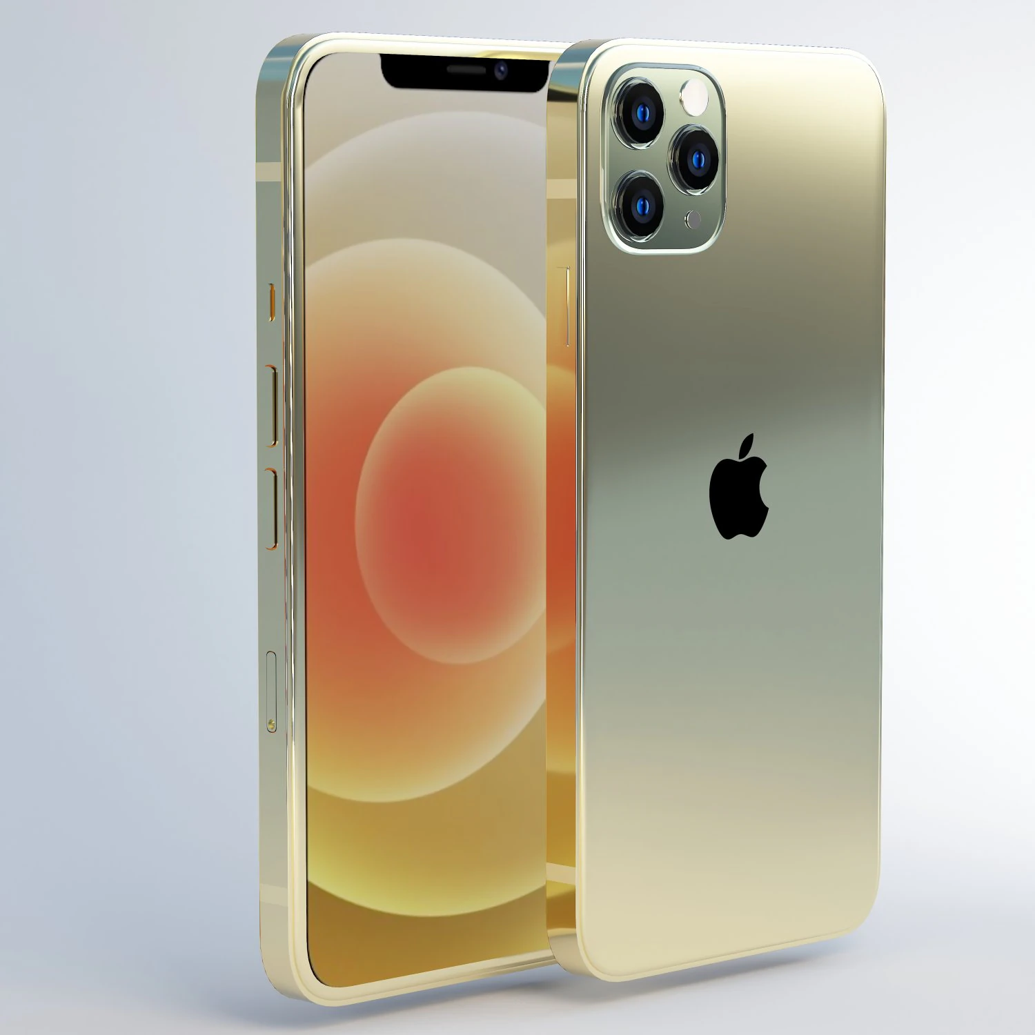 iphone 12 pro 3D Model .c4d .max .obj .3ds .fbx .stl .blend 