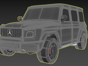 mercedes-benz-g63-amg 3D मॉडल