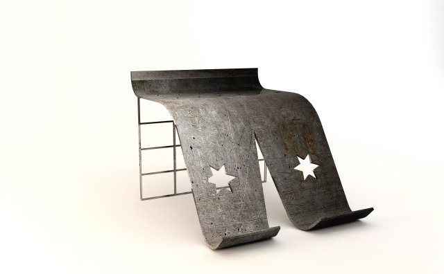 exterior chair 3D Model .c4d .max .obj .3ds .fbx .stl .blend 