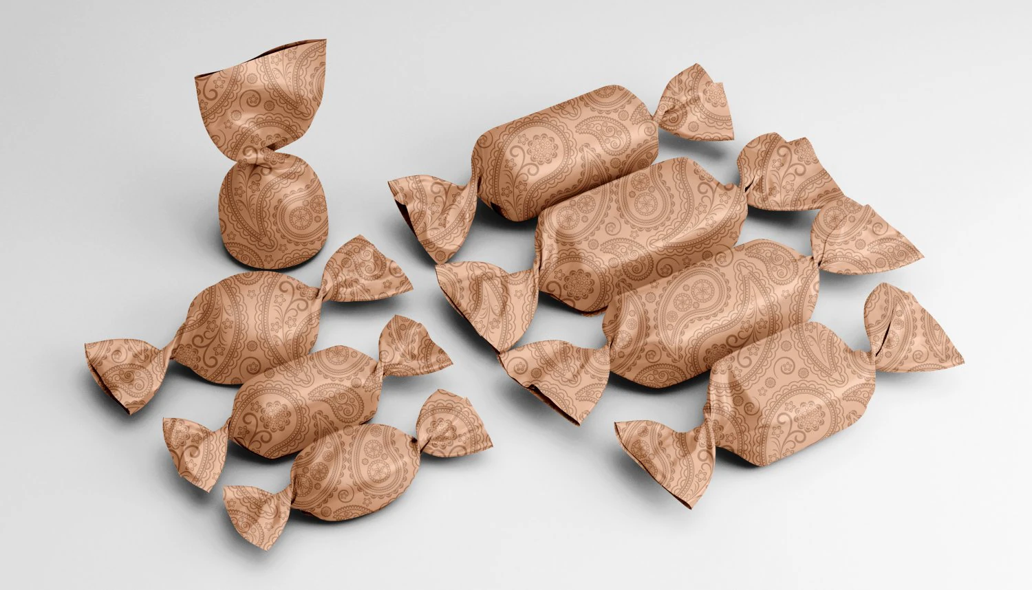 set of sweet candy 3D Model .c4d .max .obj .3ds .fbx .stl .blend