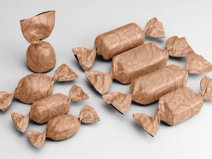 set zoete snoepjes 3D Model