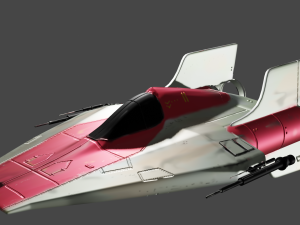 a-wing blender file 3D Модель